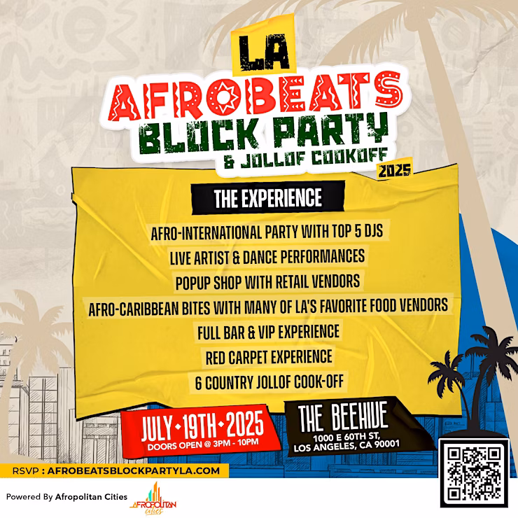 LA Afrobeats Block Party & Jollof Cook-Off (2025)